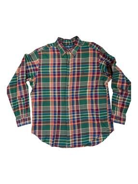 Men’s Ralph Lauren Classic Fit Plaid Button-Up Shirt Size XL